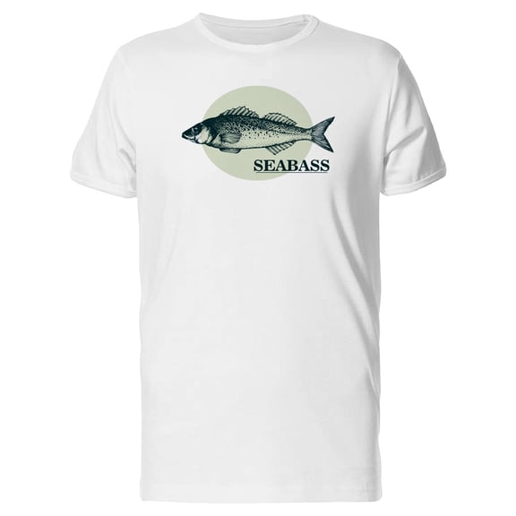 Seabass Round Frame T-Shirt Men -Image by Shutterstock, Male 3X-Large