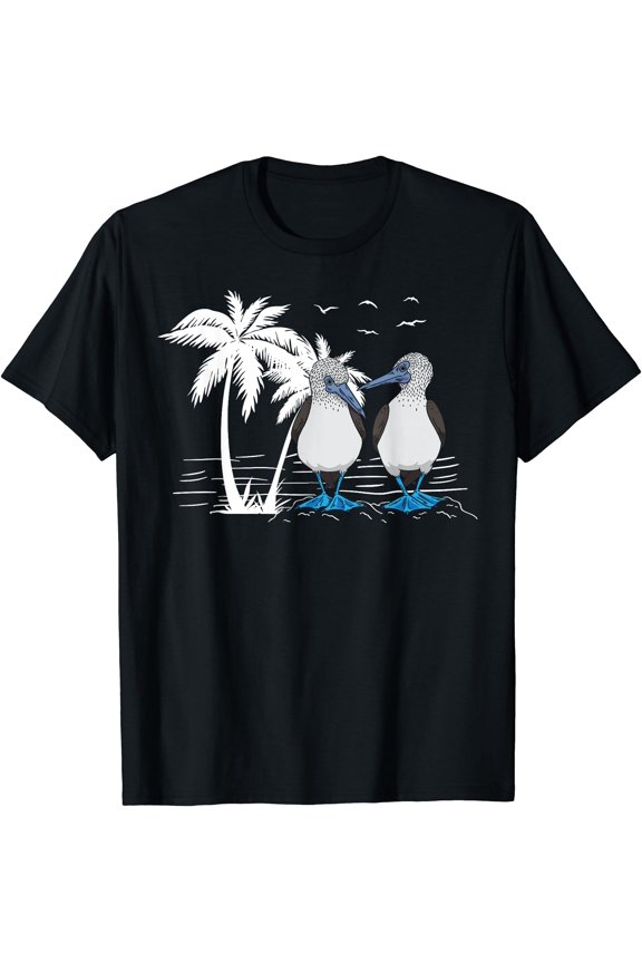 Seabirds Blue-Footed Booby Bird Watching T-Shirt , Vintage T-Shirt