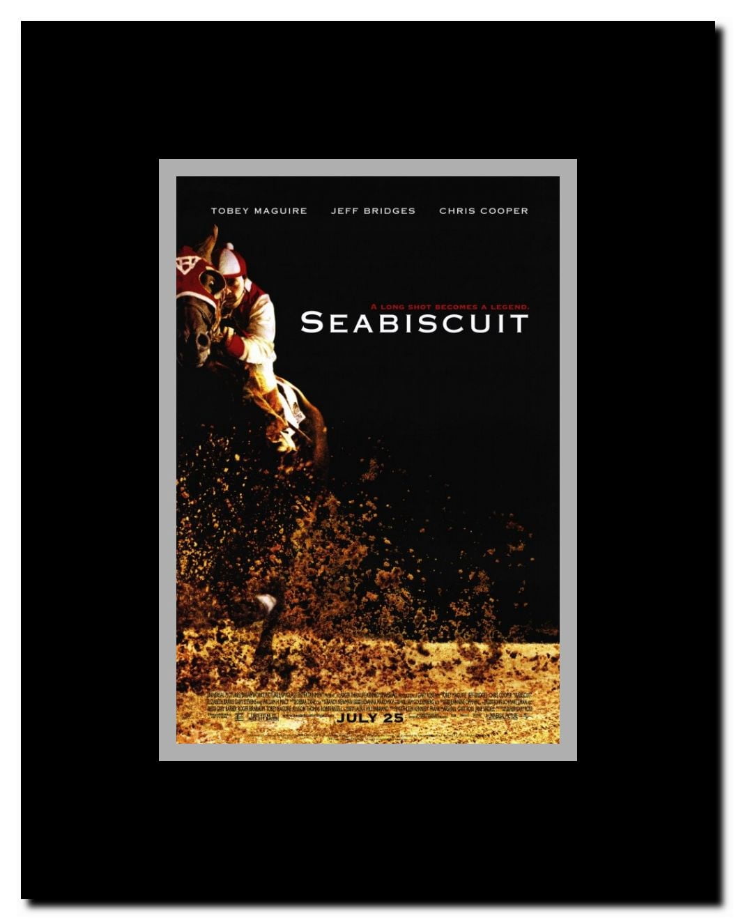 Seabiscuit Framed Movie Poster