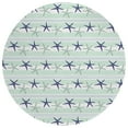 thumbnail image 1 of Seabreeze SZ12 Blue Coastal Rug 8' X 8', 1 of 5