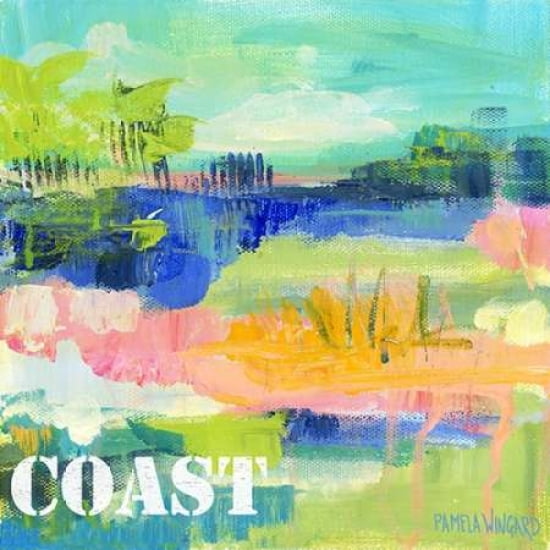 Seabrook Coast Day Canvas Art - Pamela J Wingard (24 x 24)