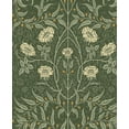 thumbnail image 1 of Seabrook Designs Evergreen Stenciled Floral Prepasted Wallpaper, 1 of 6