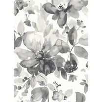 Seabrook Designs Inkwell Watercolor Garden Prepasted Wallpaper