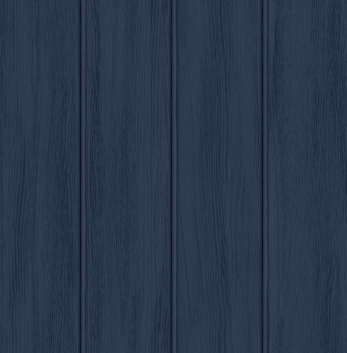 Seabrook Designs Naval Blue Faux Wood Panel Prepasted Wallpaper