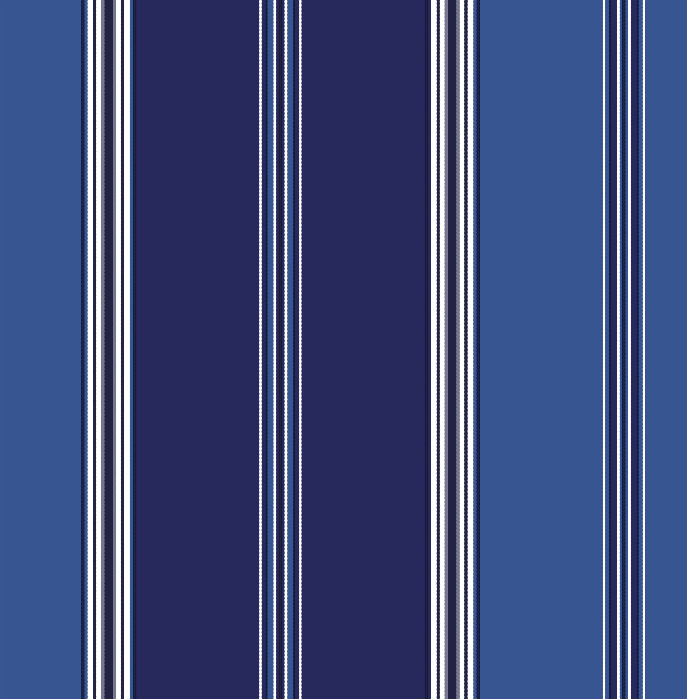 Seabrook Designs Tailored Stripe Unpasted Wallpaper Navy & White