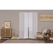 Seabrooke Double Shaker Style Vinyl Bifold Closet Doors 60 x 80, White