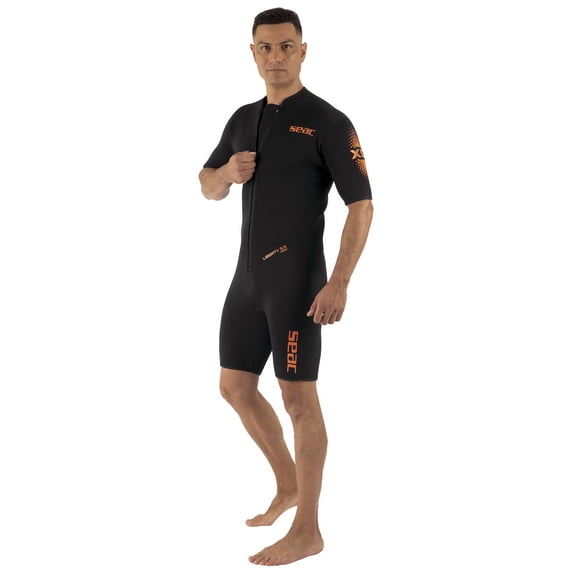 Seac 3.5mm Liberty Men's Front Zip Shorty Wetsuit