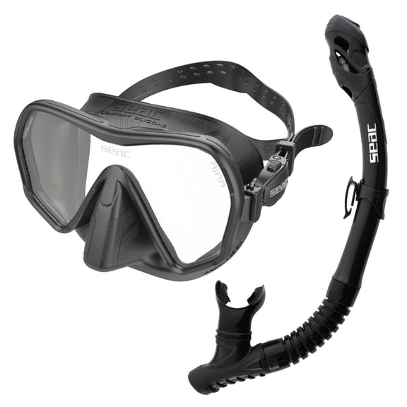 Seac Ajna Frameless Dive Mask and Snorkel Set