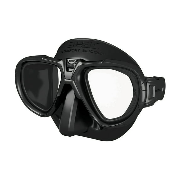 Seac Fox Dive Mask (Black / Black)