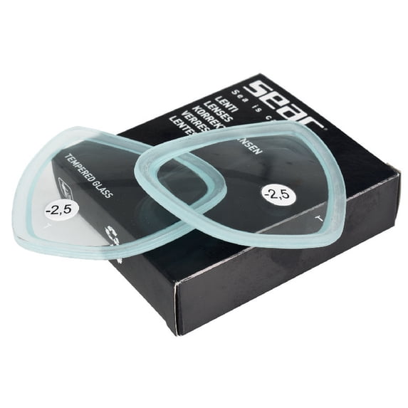 Seac Italia's Optical Lens Left Side, Corrective Lens for Diving Mask (Glass, -1,0 D.)