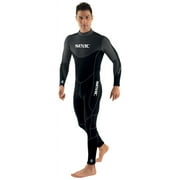 Seac Men's Sense 3mm High Stretch Full Wetsuit (Black, Small)