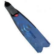 Seac Motus Long Blade Fin for Spearfishing and Freediving- Blue Camo 8-8.5