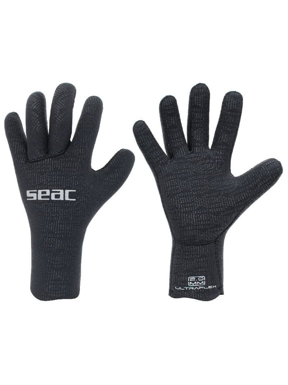 Ultraflex Neoprene Gloves, Black (X-Small, 2mm)