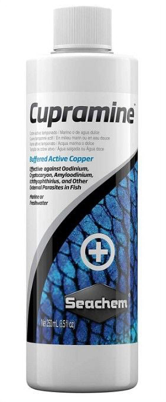 Seachem Cupramine [Aquarium, Medications FW & SW] 8.5 oz