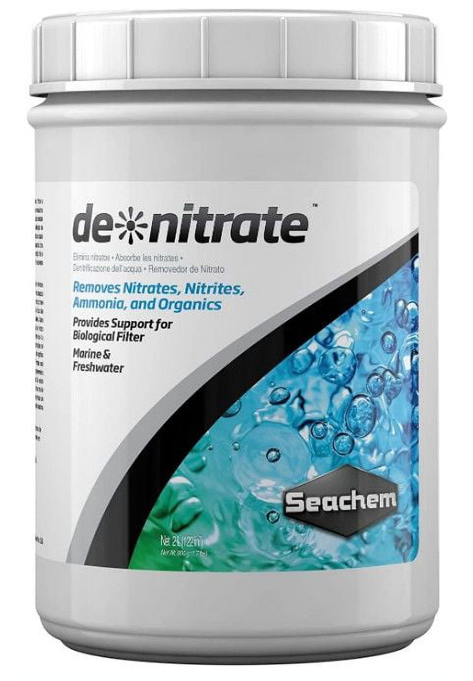 Seachem De-Nitrate - Nitrate Remover [Aquarium, Water Conditioners] 68 oz