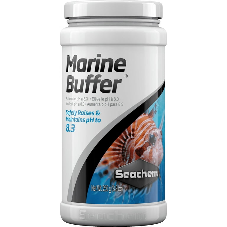 Seachem Marine Buffer Raises Maintains pH At 8.3 In All Saltwater Aquariums 250 Gm Walmart