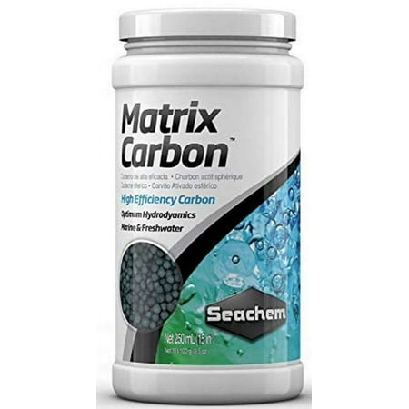 Seachem Matrix Carbon High Efficiency Spherical Carbon [Aquarium, Filter Pads] 250 mL