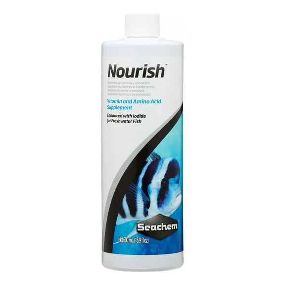 Seachem Nourish Fish & Aquatic Life Food Topper, 16.9 fl Oz