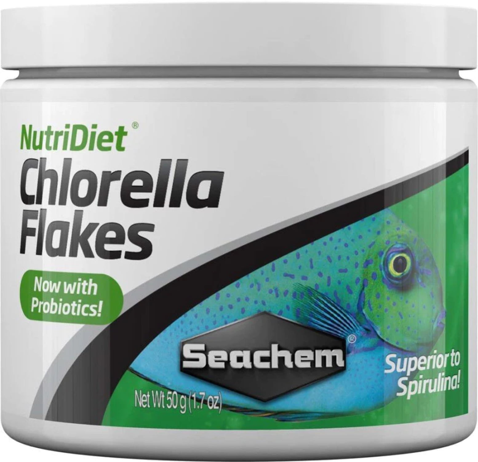 Seachem NutriDiet Chlorella Flakes Freshwater Marine Fish Food 1 Oz Walmart