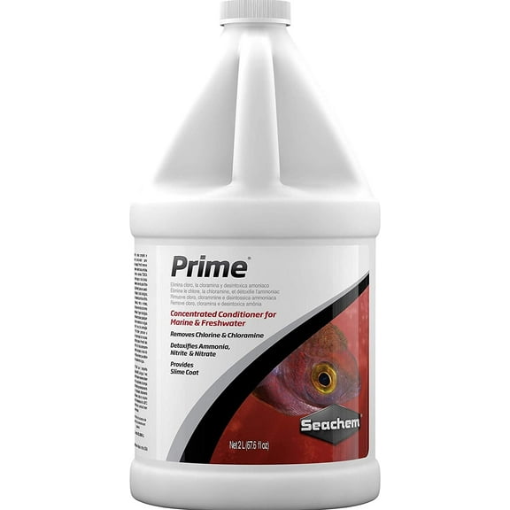 Seachem Prime Water Conditioner F/W &S/W, 2 Liters (67.6 oz)