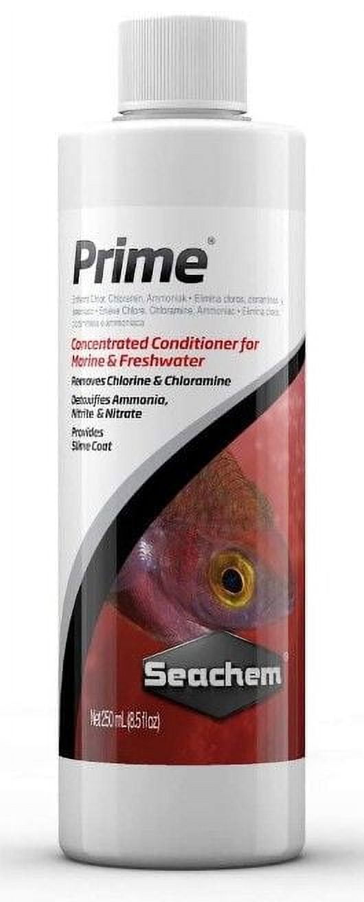 Seachem Prime Water Conditioner F/W &S/W [Aquarium, Ammonia Removers] 250 ml (8.5 oz)