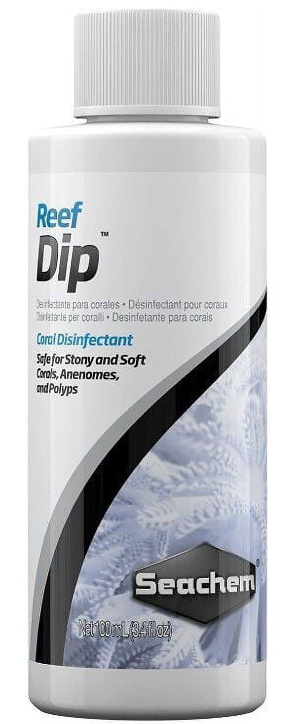 Seachem Reef Dip Coral Disinfectant [Aquarium, Medications FW & SW] 3.4 ... - Reef Tank Dip Treatment