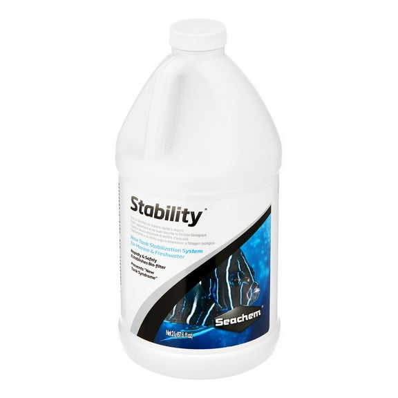 Seachem Stability Fish & Aquatic Life Marine & Freshwater Treatment, 67.6 Oz