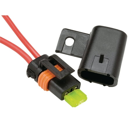 Seachoice 11271 ATM In-Line Fuse Holder, 4 In., 12 Gauge Wire