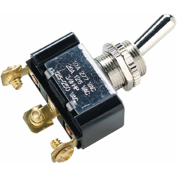 Seachoice 2-Position Toggle Switch with 3 Screw Terminals On/On
