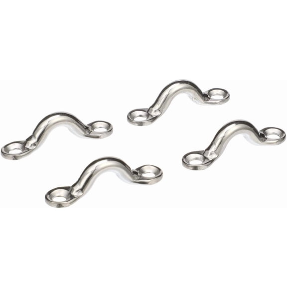 Seachoice 28811 3/8-Inch Forged Stainless Steel Eye Straps - 4 Pack