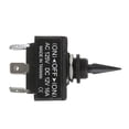 thumbnail image 1 of Seachoice 3 Position Toggle Switch, Black Plastic Paddle Mom. On/Off/Mom. On, 1 of 5