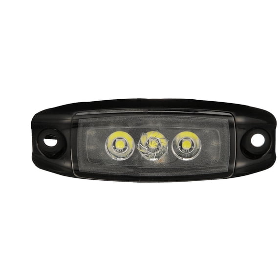 Seachoice 3561 White 375 Lumens Water Dragon LED Underwater Light with Black Plastic Bezel