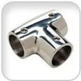 thumbnail image 1 of Seachoice 38111 Stainless Steel Rail Fitting Tee for 7/8" OD Tubing, 1 of 2