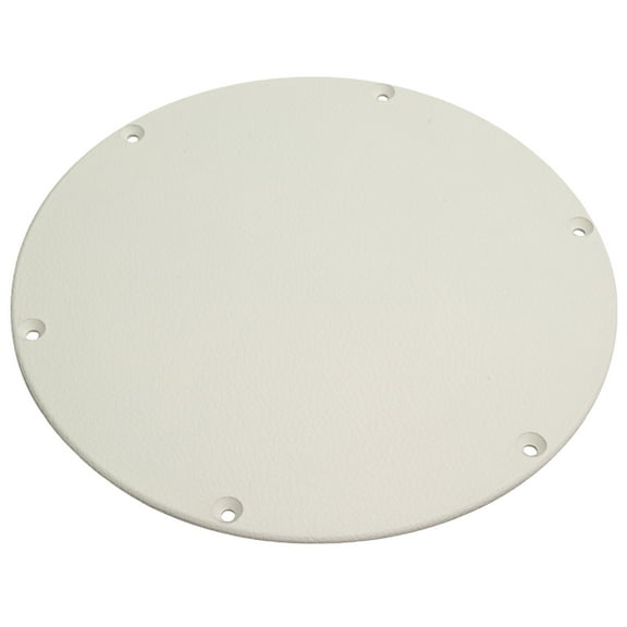 Seachoice 39591 Polypropylene Cover Plate Arctic White Od: 7-5/8"