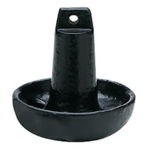 Seachoice 41200 Mushroom Anchor Black Vinyl Coated / 8 Lbs.