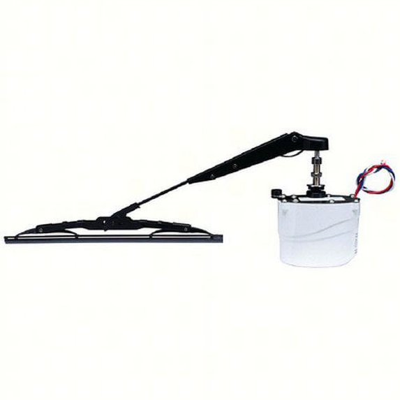 SeaChoice 41811 Frame Mounting Style Windshield Wiper Kit with 80 to 110 Degree Adjustable Sweep