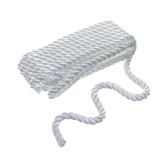 Seachoice 42511 High Quality Dock Rope for Boating - 3-Strand Twisted Nylon Dock Line, -Inch x 15 Feet, White