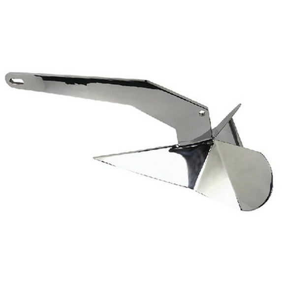 Seachoice 43870 Stainless Steel Plow Anchor, 44 lbs