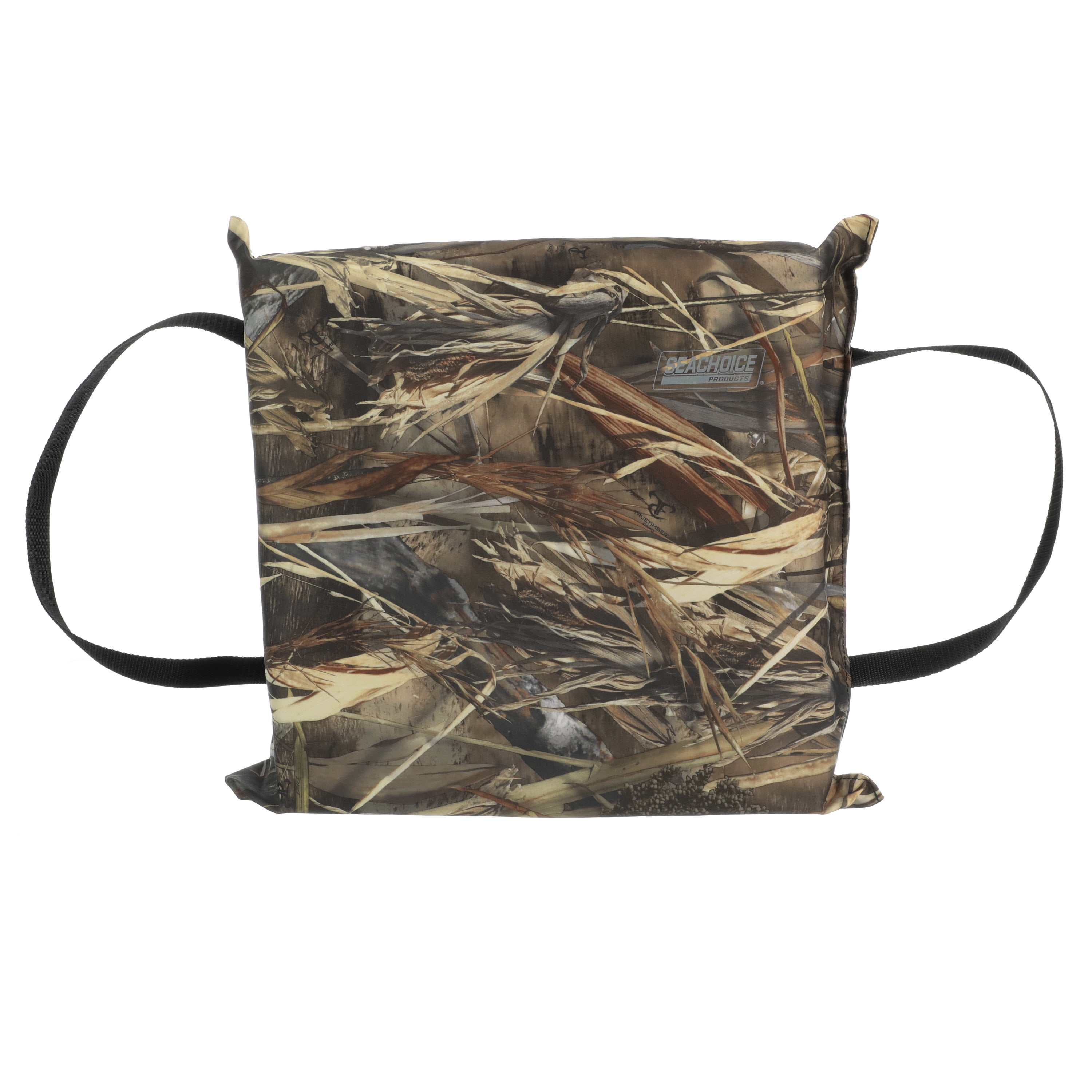 Seachoice Emergency Marine Foam Flotation Cushion, Square, 15 In. X 15 In., Camouflage