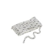 Seachoice 47501 Premium 3-Strand Twisted Nylon Dock Line With Tracer, White w/Blue Tracer, 3/8-Inch x 10 Feet, 10-Inch Eye Splice
