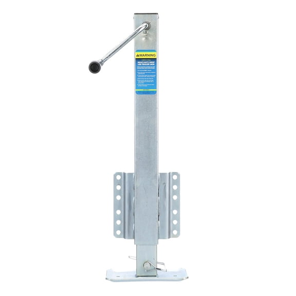 Seachoice 52051 Heavy-Duty Drop Leg Trailer Jack, Foot Plate Base, 2,500 Lbs. Max Load