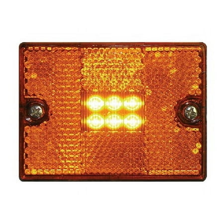 Seachoice 52891 LED Square Stud-Mount Clearance/Marker Light