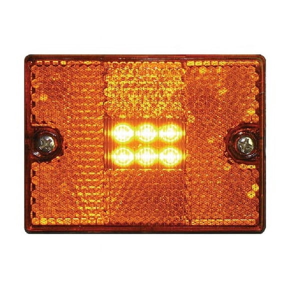 Seachoice 52891 LED Square Stud-Mount Clearance/Marker Light