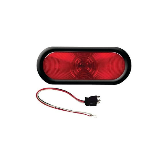 Seachoice 52931 3-Function Sealed Oval Flush-Mount Tail Light