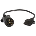 thumbnail image 1 of Seachoice 52981 7-Way Round to 5-Way Flat Adapter with Lead, 1 of 2