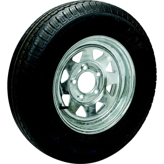 Seachoice 53401 ST175/80R13C/5H KR35 13" Galvanized Spoke, 5 Lug Radial Tire & Wheel Assembly