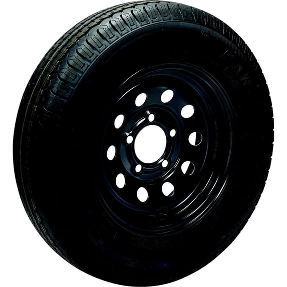 Seachoice 53406 ST175/80D13C/5H KR558 13" Black Modular, 5 Lug Bias Tire & Wheel Assembly
