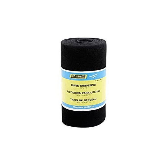 Seachoice 55993 Bunk Carpeting12" x 12', Black