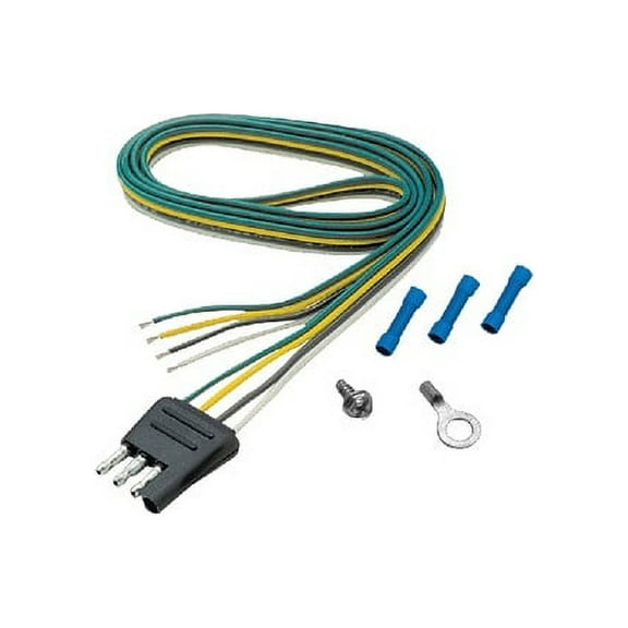 Seachoice 57901 4-Way Flat Trailer Harness 48", Trailer Side