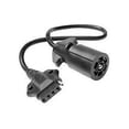 thumbnail image 1 of Seachoice 7-Way Round to 5-Way Flat Boat Trailer Adapter Plug, 8 In., 1 of 5
